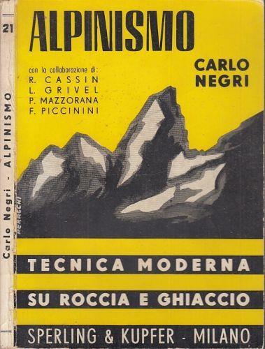 Alpinismo - Carlo Negri - copertina