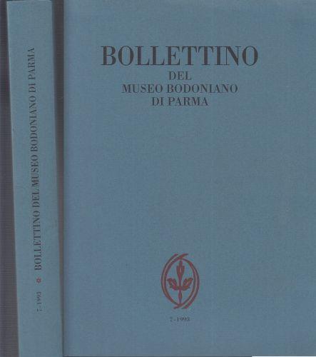 Bollettino Del Museo Bodoniano Parma 7 Biblioteca Palatina---- - Libro  Usato - ND - | IBS