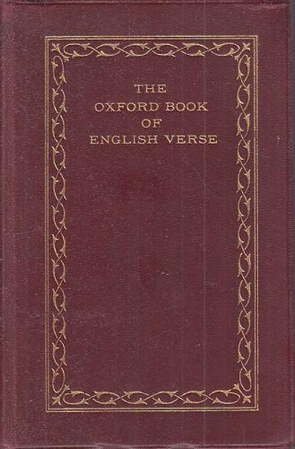 Oxford Book Of English Verse 1250 1900- - Arthur Quiller-Couch - Libro  Usato - Oxford University Press - | IBS