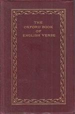 Oxford Book Of English Verse 1250 1900-