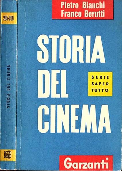 Storia del cinema - Pietro Bianchi - copertina