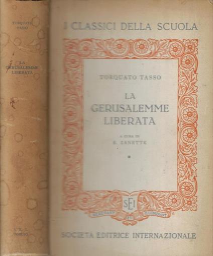 La Gerusalemme liberata - Torquato Tasso - copertina