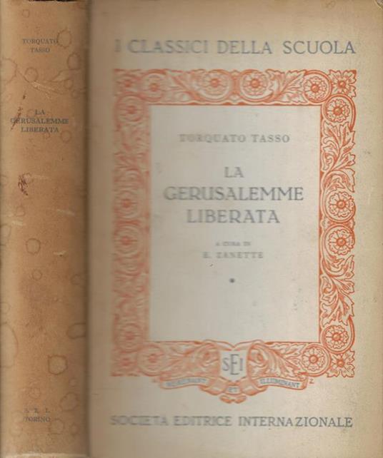 La Gerusalemme liberata - Torquato Tasso - copertina