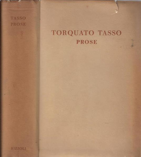 Prose - Torquato Tasso - copertina