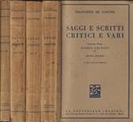 Saggi e scritti critici e vari Vol. III-IV-VII-VIII