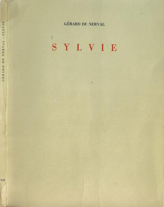 Sylvie - Gérard de Nerval - copertina