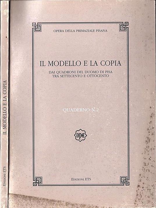 Il modello e la copia. Quaderno n. 2 - Mariagiulia Burresi - copertina