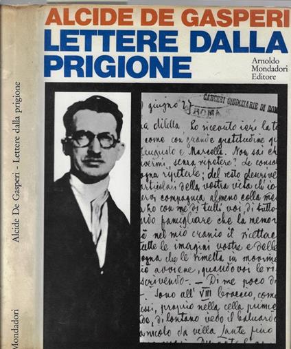 Lettere dalla prigione - Alcide De Gasperi - copertina