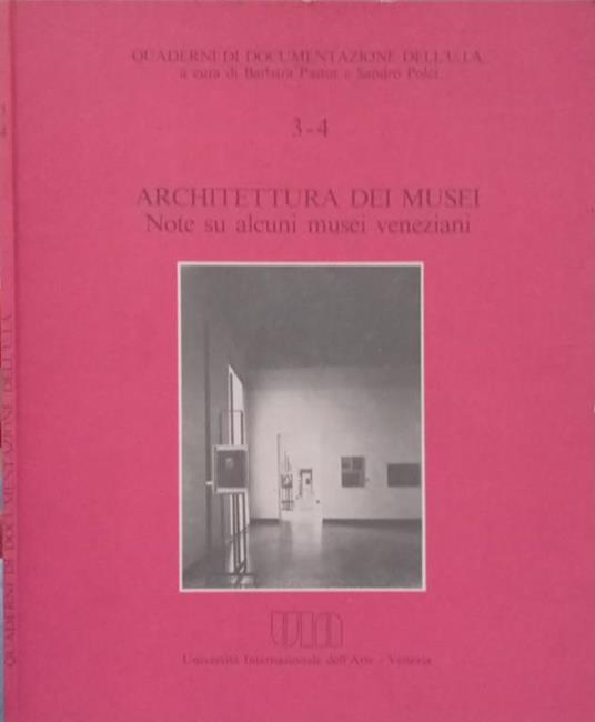 Architettura dei musei 3-4 - copertina