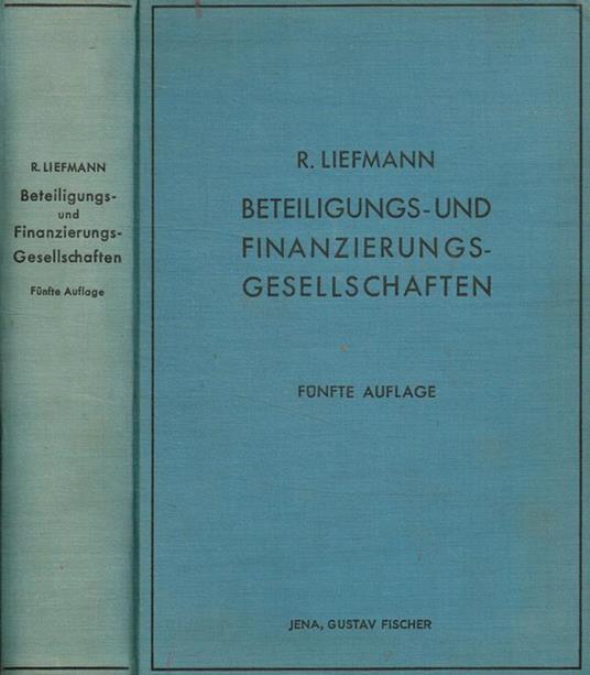 Beteiligungs und finanzierungsgesellschaften - copertina