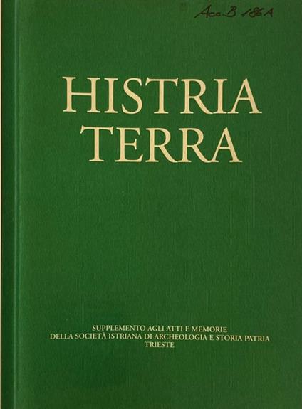 Histria Terra 2007 - copertina