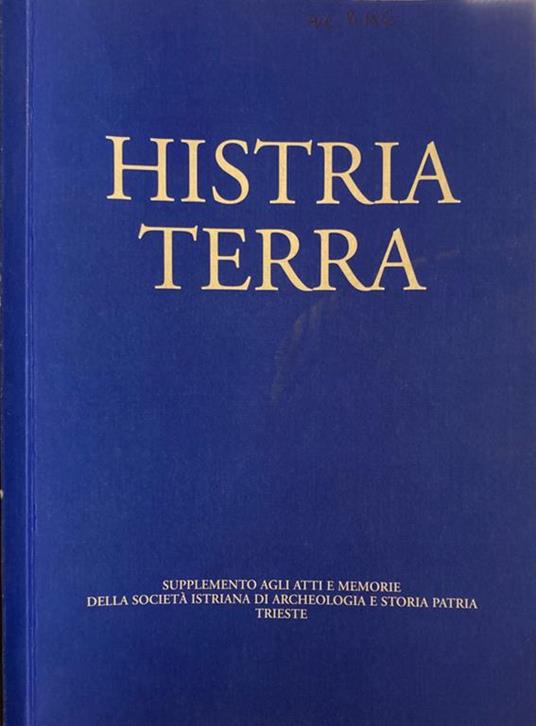 Histria Terra 2009 - copertina