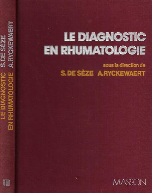 Le  diagnostic en rhumatologie - copertina