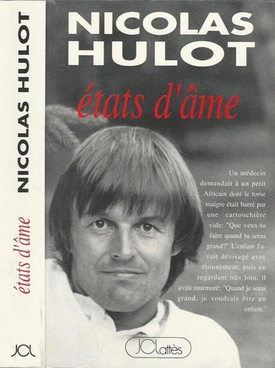 Etats d'ame - Nicholas Hulot - copertina