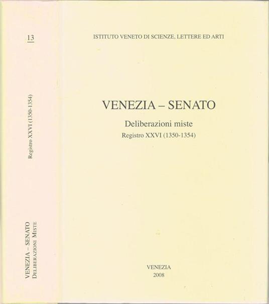 Venezia - Senato - copertina