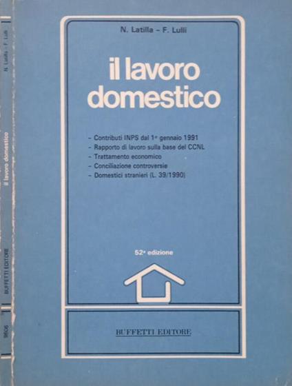 Il  lavoro domestico - copertina