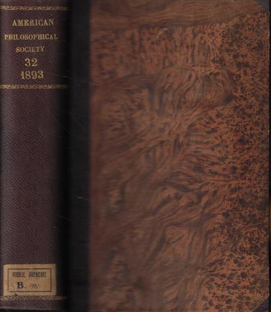 Proceeedings commemorative of the hundred and fiftieth anniversary of the foundation of the American Philosophical Society held at Philadelphia for Promoting useful knowledge - copertina