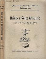 Quinto e Sesto Annuario 1938-39 XVI-XVII-XVIII