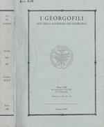 I  georgofili atti della accademia dei georgofili anno 1998 serie VII, vol.XLV, dispensa I-II-III-IV