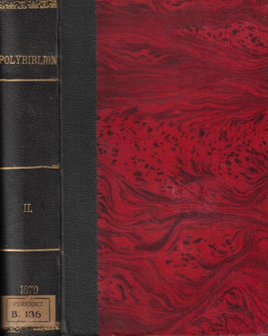 Polybiblion revue bibliographique universelle tome 6 1870 - copertina