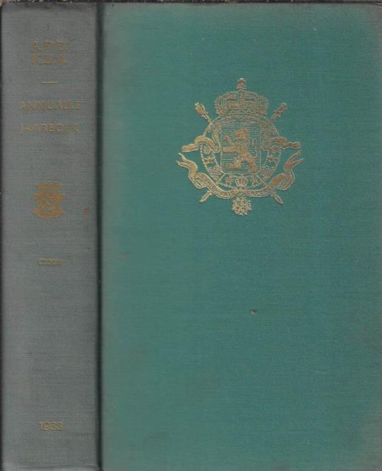 Academie Royale de Belgique annuaire pour 1963 Vol. CXXIX - copertina