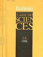 Bulletin de la classe des sciences. Tome IX, fasc.1/6, 7/12, anno 1998