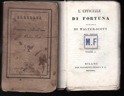 L' officiale di fortuna Nuova traduzione - Walter Scott - copertina