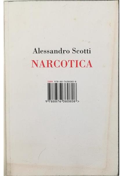 Narcotica - Alessandro Scotti - copertina