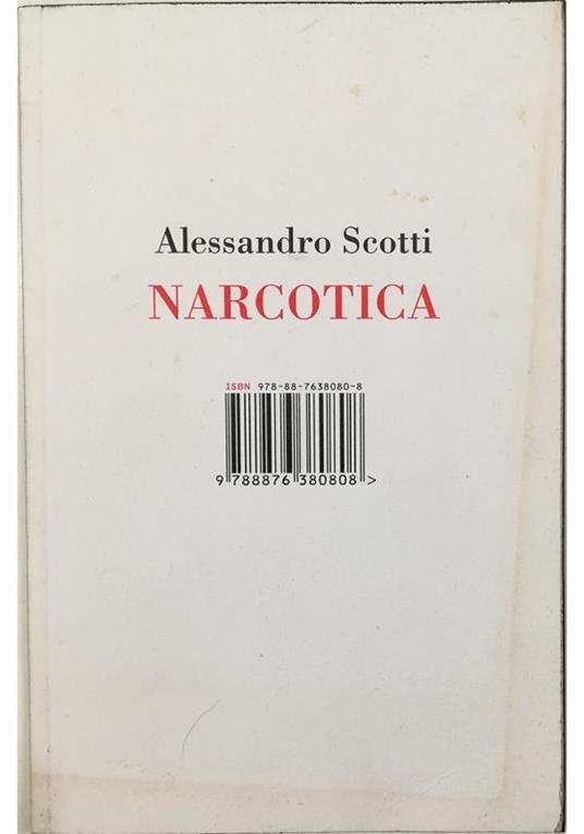 Narcotica - Alessandro Scotti - copertina