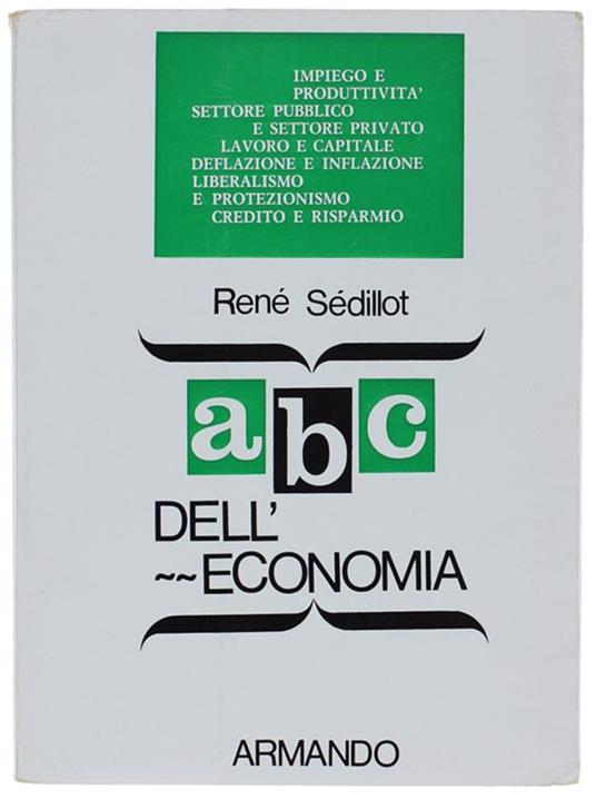 Abc Dell'Economia - René Sédillot - copertina