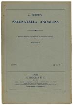Serenatella Andalusa. Riduzione Dell'Autore Per Orchestrina Con Pianoforte Conduttore