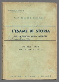 L'esame di storia romana. - Ernesto Bignami - Libro Bignami 1996