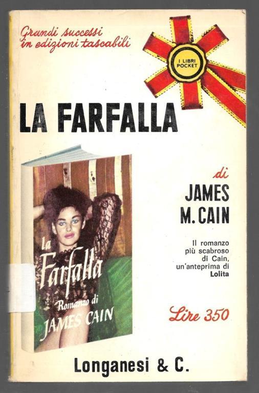 La farfalla - James M. Cain - copertina