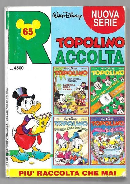 Topolino raccolta 65 - Walt Disney - copertina
