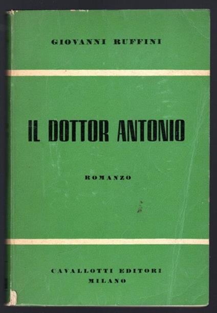 Il dottor Antonio - Giovanni Ruffini - copertina