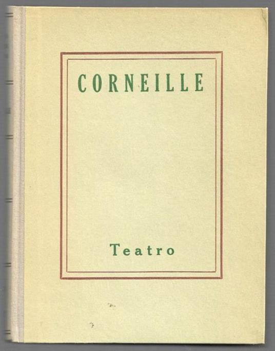 Teatro - Pierre Corneille - copertina