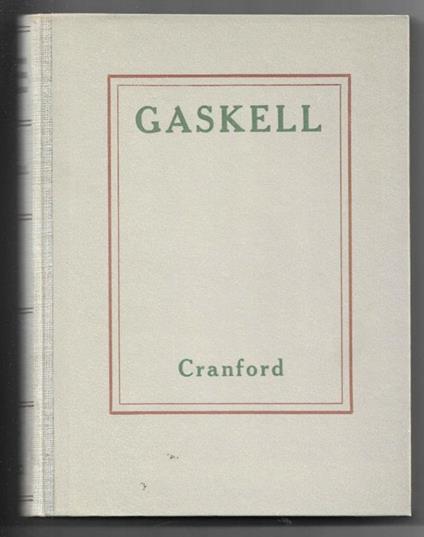 Cranford - Elizabeth Gaskell - copertina