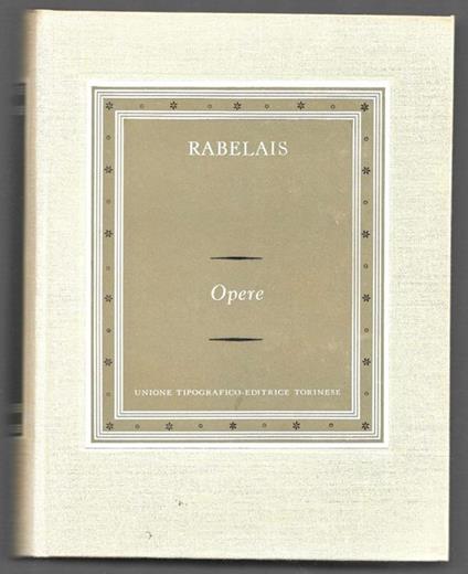 Opere - François Rabelais - copertina