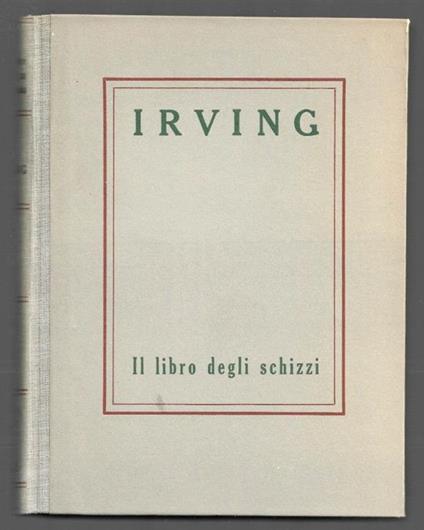 Il libro degli schizzi - Washington Irving - copertina