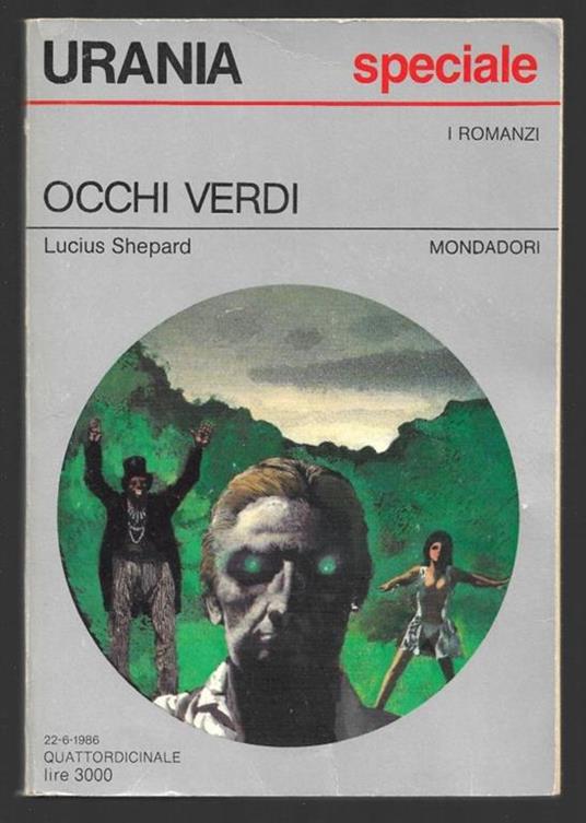 Occhi verdi - Lucius Shepard - copertina