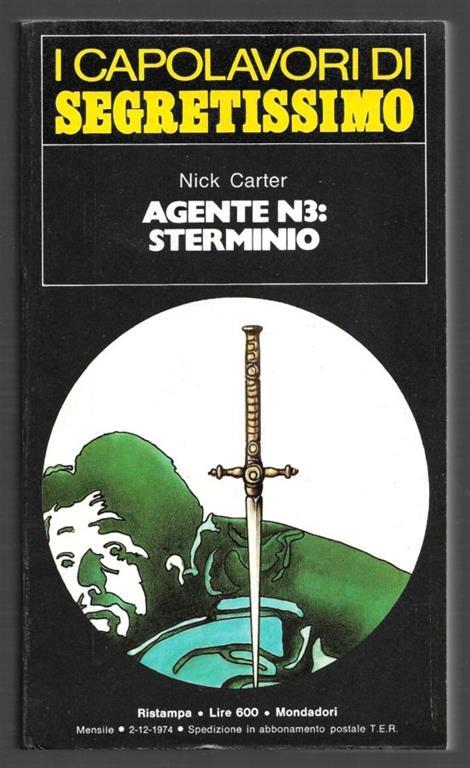 Agente N3: Sterminio - Dick Carter - copertina