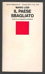 Il paese sbagliato - Diario di un'esperienza didattica