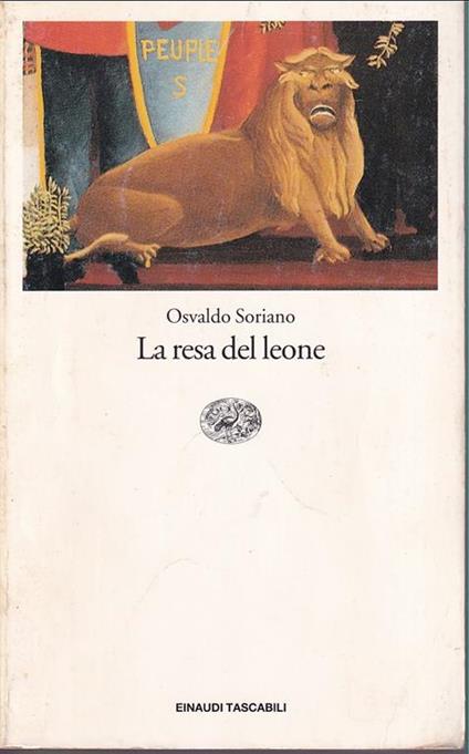 La resa del leone - Osvaldo Soriano - copertina