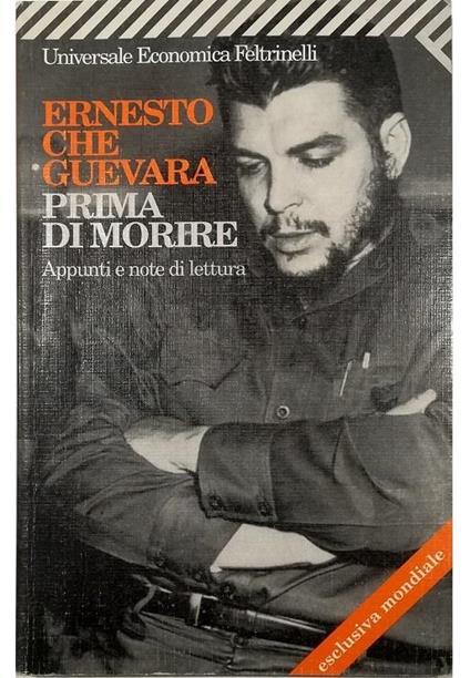 Prima di morire Appunti e note di lettura - Ernesto Che Guevara - copertina