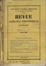 Revue agricole, industrielle et Littéraire n. 1-3-4-5 Anno 1861
