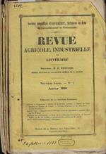 Revue Agricole, Industrielle et Litteraire Anno 1858 n. 7-8-9-10-11-12