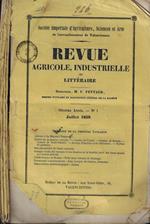Revue Agricole, Industrielle et Litteraire Anno 1859 n. 1-2-3-4-5-6
