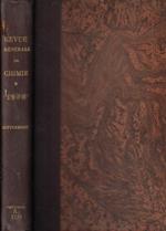 Revue Générale de Chimie pure et appliquée Supplemento Anno 1908