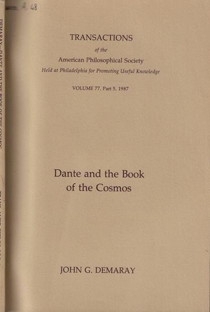 Dante and the book of the Cosmos - copertina