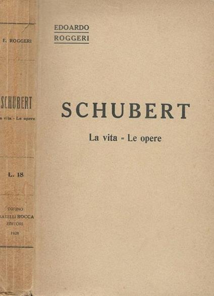 Schubert - Edoardo Ruggeri - copertina